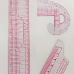 HLZC French Curve Ruler for Pattern Making, 15 Pieces Clear Sewing Ruler Set for Beginners Tailors Designers