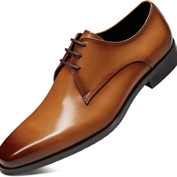 Mens Oxford Shoes Genuine Leather Dress Shoes