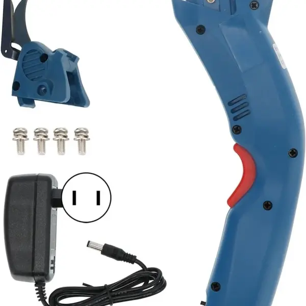 Electric Fabric Shears Scissors Portable Cloth Cutter Tailoring Trimming Tool (US Plug)