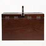 Sewing Box with Drawers - Portable Organizer for Home and Embroidery Tools - Easy Carrying Sewing Basket