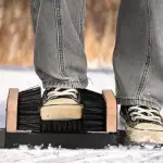 Heavy Duty Boot Scrubber - Stainless Steel Mud Remover for Indoor/Outdoor Use, Perfect for Entryways, Gardens, Patios - Effortless Cleaning & Durable Design