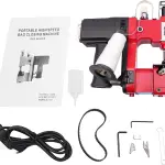 Portable Electric Sewing Machine, Handheld Electric Bag Closer Stitcher Packing Machine, 1800 Rpm Stitching Tool, for Woven Bags, Cloth Bags, Paper Bags, Leather Materials