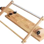 Adjustable Wood Embroidery Stand with Rotating Lap Frame, Ideal for Cross Stitch, Tapestry, and DIY Sewing Projects