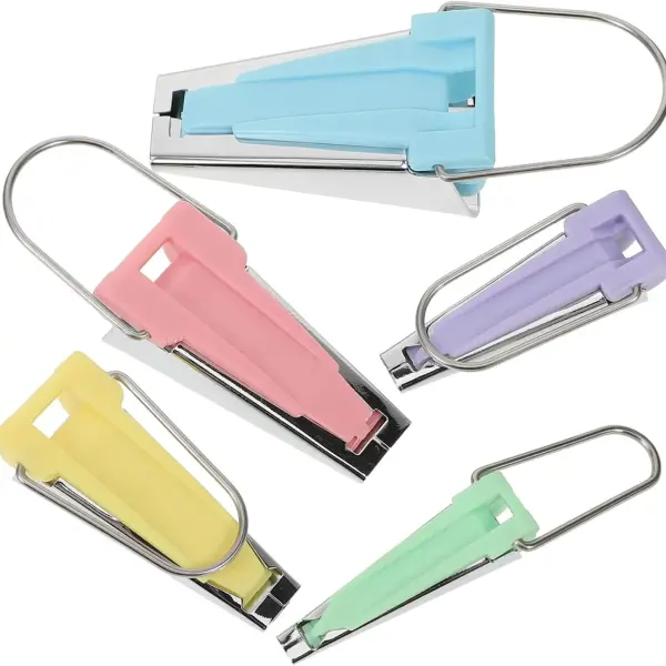 Veemoon 20pcs Bias Tape Maker Kit for Sewing Multi-Color Binding Tools Craft Projects Professional Bias Tape Making Tool for Quilting and Tailoring