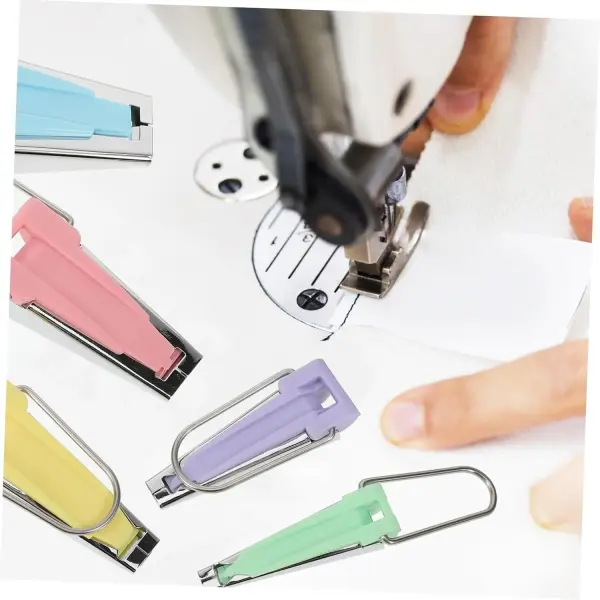 Veemoon 20pcs Bias Tape Maker Kit for Sewing Multi-Color Binding Tools Craft Projects Professional Bias Tape Making Tool for Quilting and Tailoring