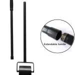 16.5 Lbs Heavy Duty Roof Seam Roller, 52" Handle for Waterproof Membrane | Solid steel roller core,Extended Handle,Heat resistant, Ideal for TPO, SBS, bitumen seams
